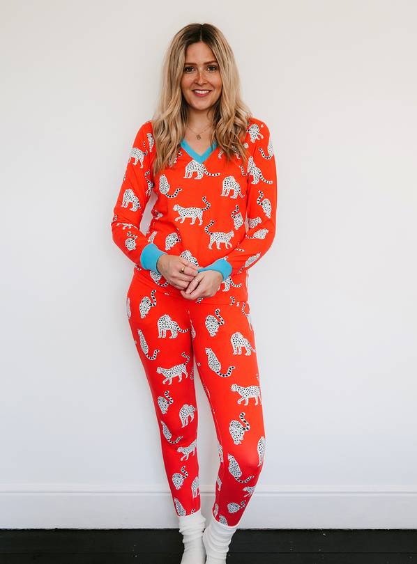 ANORAK Snow Leopards Organic Jersey Pj Set S